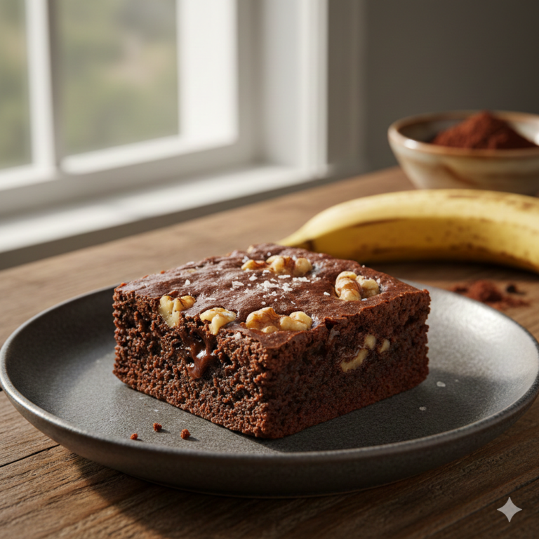 5-Ingredient Flourless Brownies