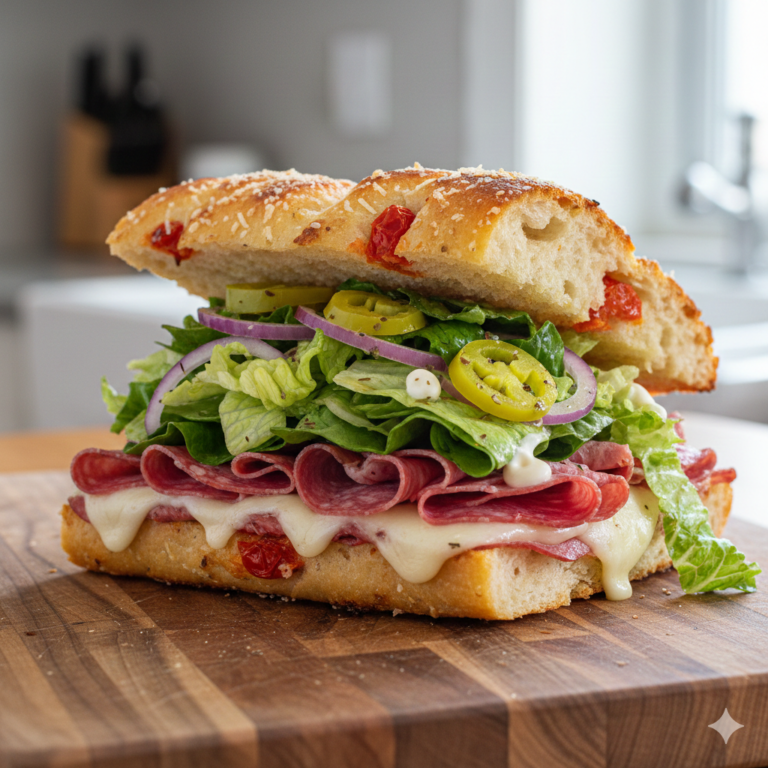 Focaccia Grinder Sandwich