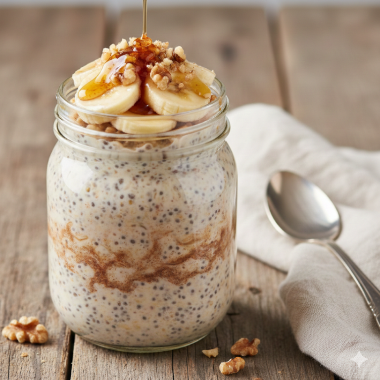 Banana Bread Overnight Oats
